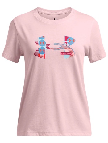 μπλούζα κοντομάνικη under armour big logo fill 1389769-647 σε προσφορά