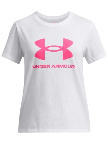 μπλούζα κοντομάνικη under armour big logo 1389756-100 σε προσφορά