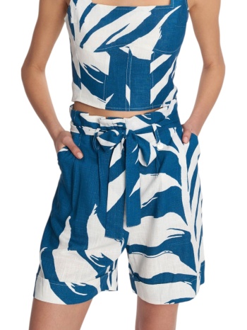 βερμούδα ale εμπριμέ με ζώνη 8920627-ottanio γυναικείο σε προσφορά