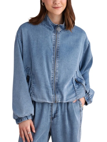 μπουφάν attrattivo τύπου denim 9920442-blue γυναικείο σε προσφορά