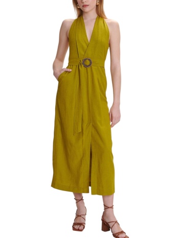 φόρεμα ale μακρύ με ζώνη 81311712-lime γυναικείο σε προσφορά