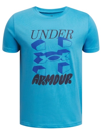 μπλούζα κοντομάνικη under armour split big logo 1390003-452 σε προσφορά