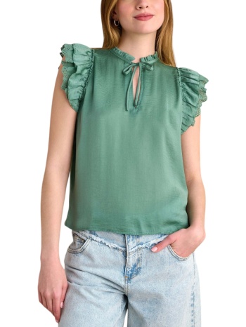 top attrattivo με βολάν μανίκια 9920519-mint γυναικείο σε προσφορά