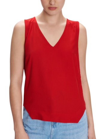 top ale αμάνικο με v 8918862d-red γυναικείο σε προσφορά
