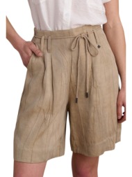 βερμούδα attrattivo με ζώνη 9920798-beige γυναικείο
