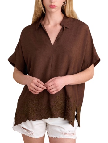 τουνίκ attrattivo με λεπτομέρεια κεντήματος σε προσφορά