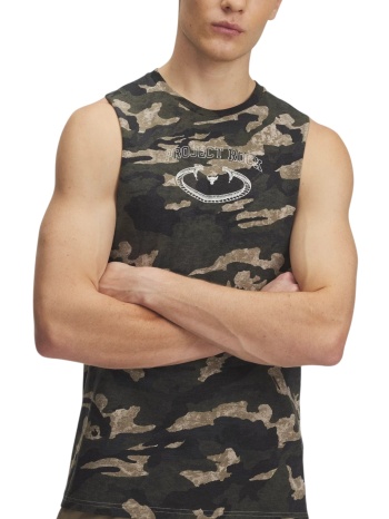 μπλούζα αμάνικη under armour project rock camo 1389978-299 σε προσφορά