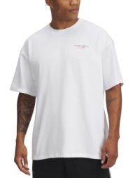 μπλούζα κοντομάνικη under armour project rock heavyweight 1389950-100 ανδρικό