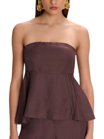 top ale στράπλες 8921167-chocolate γυναικείο σε προσφορά