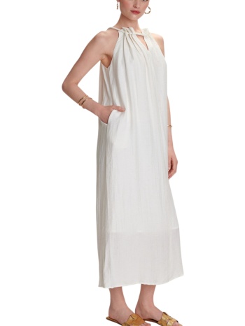 φόρεμα ale μάξι με δέσιμο 8920743-off white γυναικείο σε προσφορά