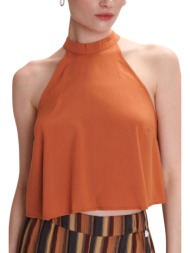 top ale αμάνικο 8921026-brick γυναικείο