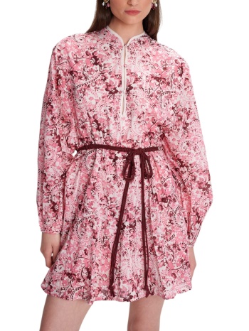 φόρεμα ale κοντό εμπριμέ με ζώνη 8921126-multicolor σε προσφορά