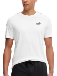 μπλούζα κοντομάνικη puma ess tape tee 684674-02 ανδρικό