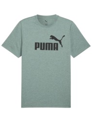 μπλούζα κοντομάνικη puma ess no.1 logo heather tee 682551-30 ανδρικό
