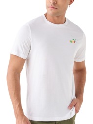 μπλούζα κοντομάνικη puma back tee 684832-02 ανδρικό