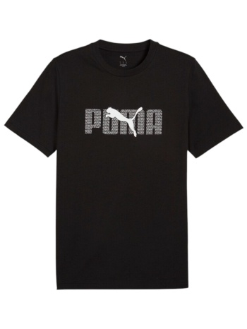 μπλούζα κοντομάνικη puma ess logo lab tee 684667-01 ανδρικό σε προσφορά