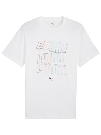 μπλούζα κοντομάνικη puma ess logo lab hog tee 684664-02 σε προσφορά