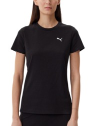 μπλούζα κοντομάνικη puma ess elevated rib tee 685021-01 γυναικείο