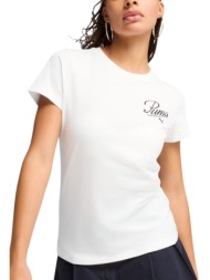 μπλούζα κοντομάνικη puma ess script tee 684982-02 γυναικείο