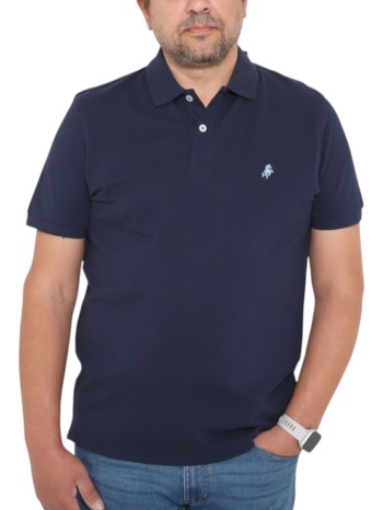 μπλούζα polo usa polo club sleeve polo-shirt 1001-navy σε προσφορά