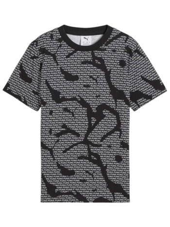 μπλούζα κοντομάνικη puma ess logo lab aop tee 685792-01 σε προσφορά
