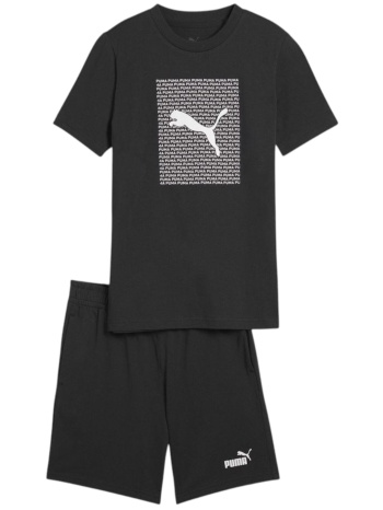 αθλητικό σετ puma tee and shorts set 686300-01 αγόρι σε προσφορά