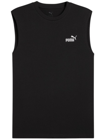 μπλούζα αμάνικη puma ess no.1 logo sleeveless tee 682626-01