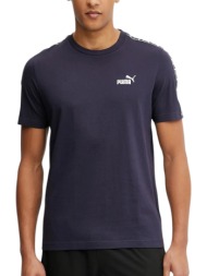 μπλούζα κοντομάνικη puma ess tape tee 684674-16 ανδρικό
