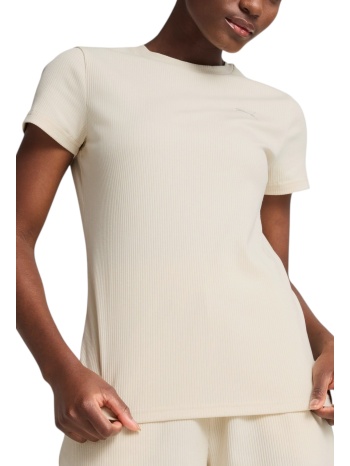 μπλούζα κοντομάνικη puma ess elevated rib tee 685021-87 σε προσφορά