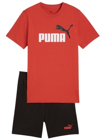 αθλητικό σετ puma logo tee αnd shorts set 686298-15 αγόρι σε προσφορά