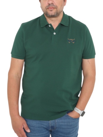 μπλούζα polo usa polo club sleeve polo-shirt 1002-green σε προσφορά
