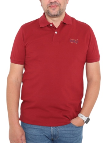 μπλούζα polo usa polo club sleeve polo-shirt 1002-wine σε προσφορά