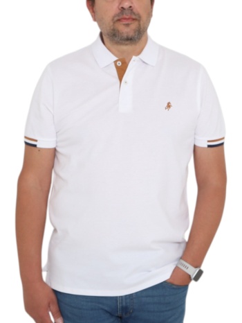 μπλούζα polo usa polo club sleeve polo-shirt 1003-white σε προσφορά