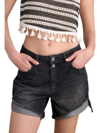 σορτς attrattivo με ξέφτια 9920979-black γυναικείο σε προσφορά