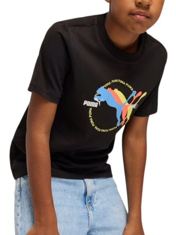 μπλούζα κοντομάνικη puma graphics tee 686660-01 αγόρι σε προσφορά