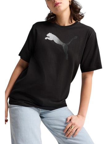 μπλούζα κοντομάνικη puma graphic relaxed tee 685054-01 σε προσφορά
