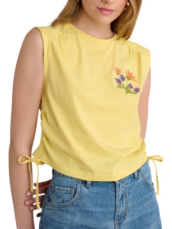 μπλούζα αμάνικη attrattivo με κέντημα 9921294-yellow σε προσφορά