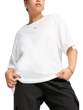 μπλούζα κοντομάνικη puma ess relaxed tee 684971-02 γυναικείο