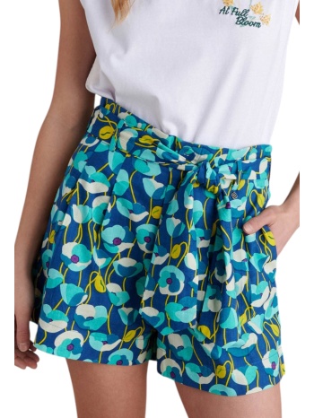 σορτς attrattivo εμπριμέ με ζώνη 9921145-multicolor σε προσφορά