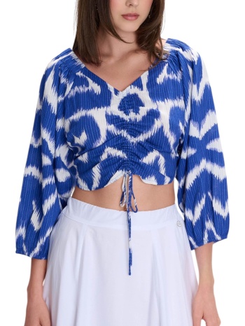 top ale με σούρα 8921104-sky blue γυναικείο σε προσφορά