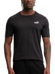 μπλούζα κοντομάνικη puma ess tape tee 684674-01 ανδρικό
