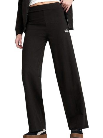 παντελόνι puma ess logo high-waist straight leg 682428-01