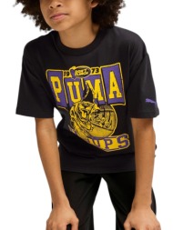 μπλούζα κοντομάνικη puma rival rage tee ii 630814-01 αγόρι