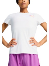 μπλούζα κοντομάνικη puma graphics running illustratio 526553-02 γυναικείο