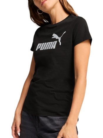 μπλούζα κοντομάνικη puma ess metallic no. 1 logo tee