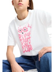 μπλούζα κοντομάνικη puma graphics short length tee ii 629891-02 κορίτσι