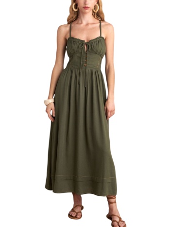 φόρεμα attrattivo μακρύ μονόχρωμο 9921151-khaki γυναικείο σε προσφορά