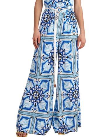 παντελόνι υφασμάτινο attrattivo εμπριμέ με ζώνη σε προσφορά