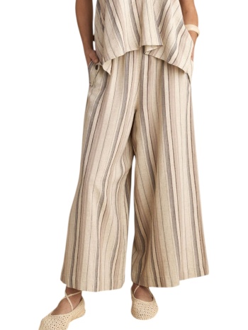 παντελόνι υφασμάτινο attrattivo ζυπ κιλότ ριγέ σε προσφορά