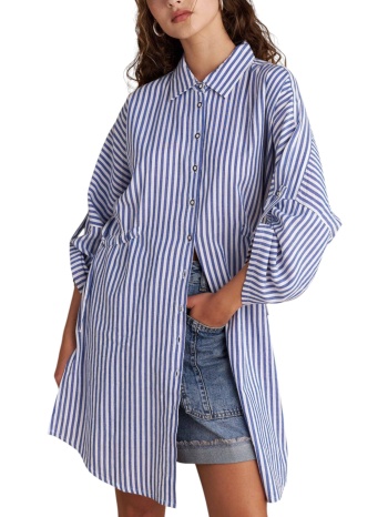 πουκάμισο μακρυμάνικο attrattivo μακρύ ριγέ 9921230-blue σε προσφορά